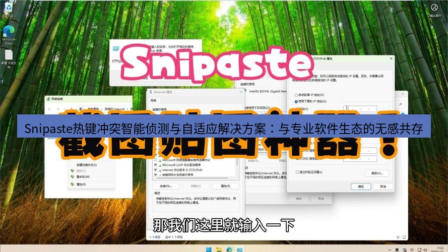 snipaste Snipaste热键冲突智能侦测与自适应解决方案：与专业软件生态的无感共存