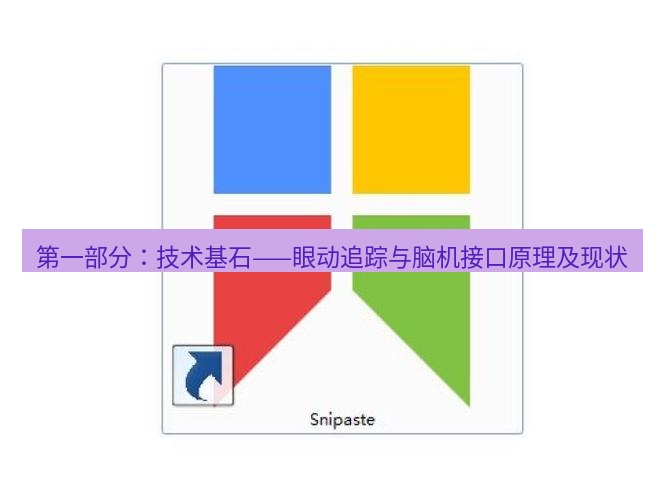 snipaste 第一部分：技术基石——眼动追踪与脑机接口原理及现状