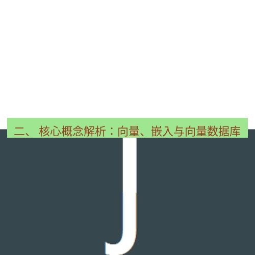snipaste 二、 核心概念解析：向量、嵌入与向量数据库
