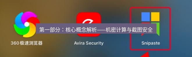 snipaste 第一部分：核心概念解析——机密计算与截图安全