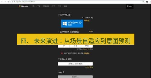 snipaste 四、 未来演进：从场景自适应到意图预测