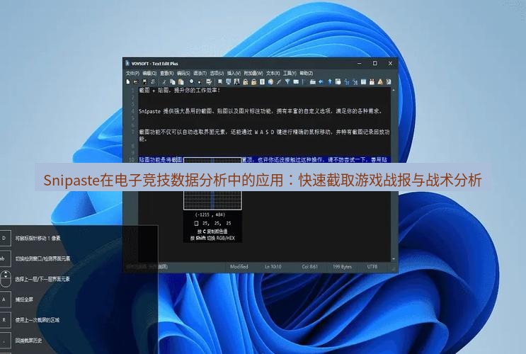 snipaste Snipaste在电子竞技数据分析中的应用：快速截取游戏战报与战术分析