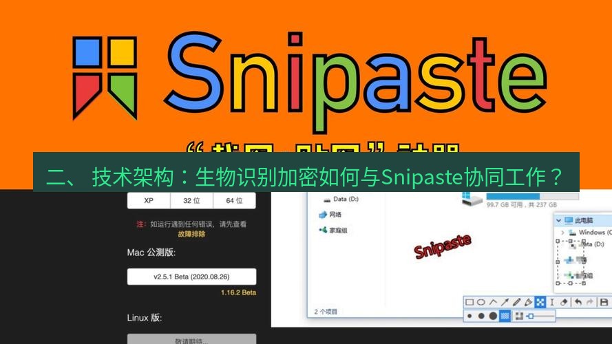 snipaste 二、 技术架构：生物识别加密如何与Snipaste协同工作？