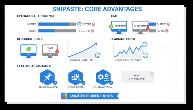 Snipaste核心竞争优势可视化