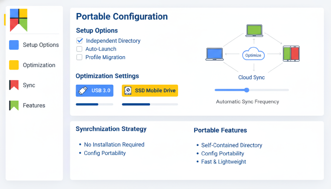便携版配置与优化界面