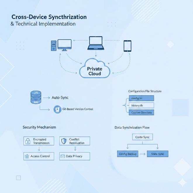 跨设备同步架构与技术实现